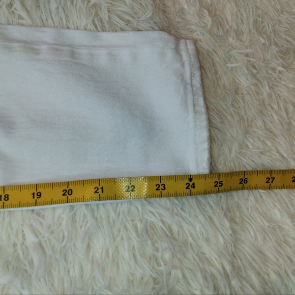 New Abercrombie & Fitch The Skinny High Rise Jeans White Size 28 - Picture 11 of 11